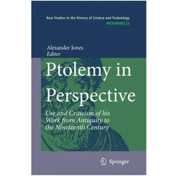 Ptolemy in Perspective, Fachbücher von Alexander Jones