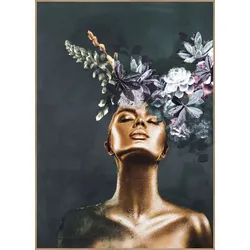 Posterboard GOLD COUTURE 2 (BH 50x70 cm) - schwarz - BH 50x70 cm