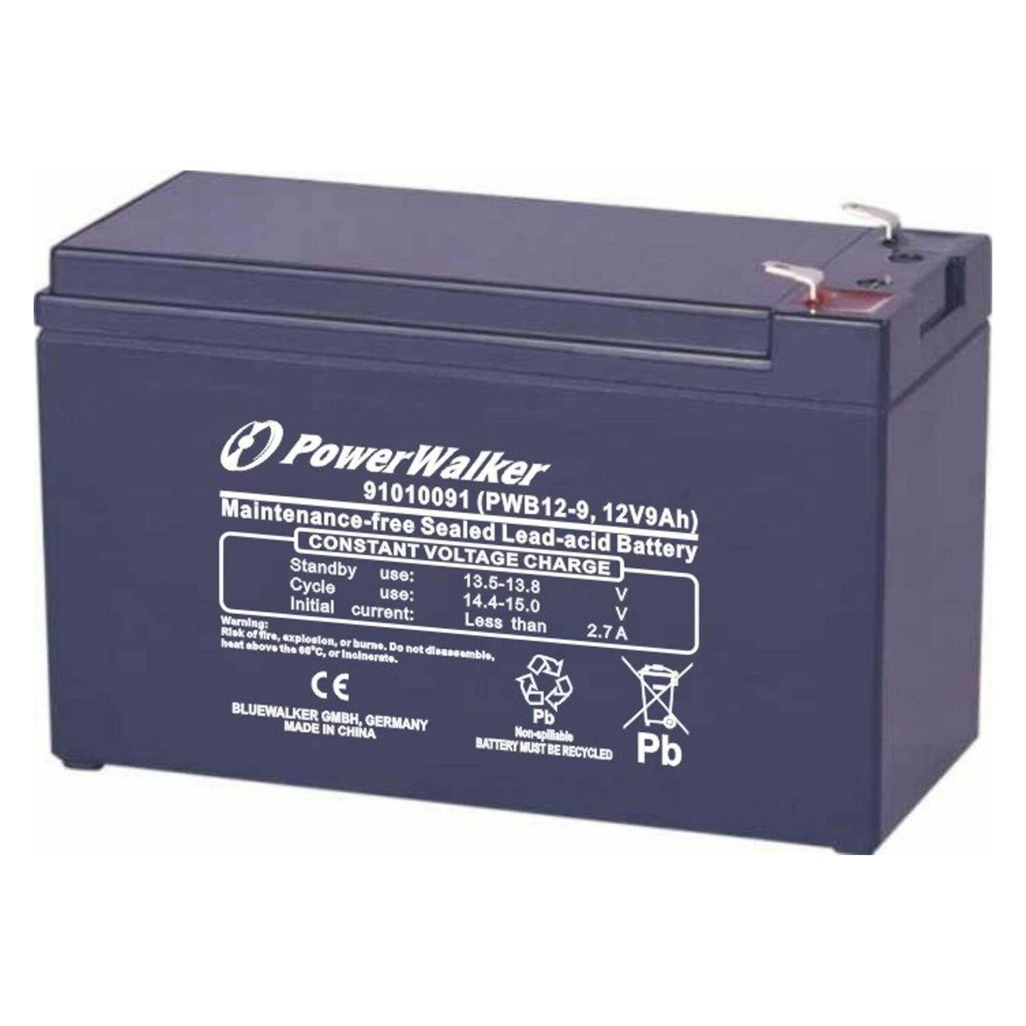 Powerwalker PWB12-9 12V 9Ah Bleigel Batterie Akku fuer USV -Z- (91010091)