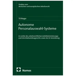 Autonome Personalauswahl-Systeme, Fachbücher von Til Rieger