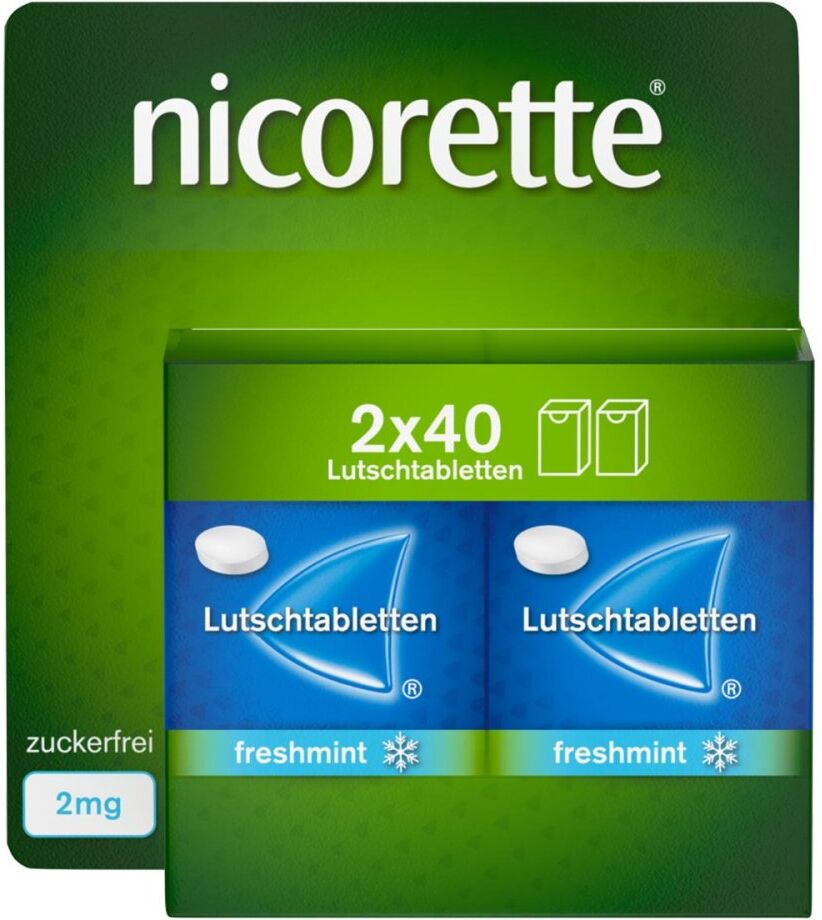 nicorette® Lutschtabletten 2 mg freshmint