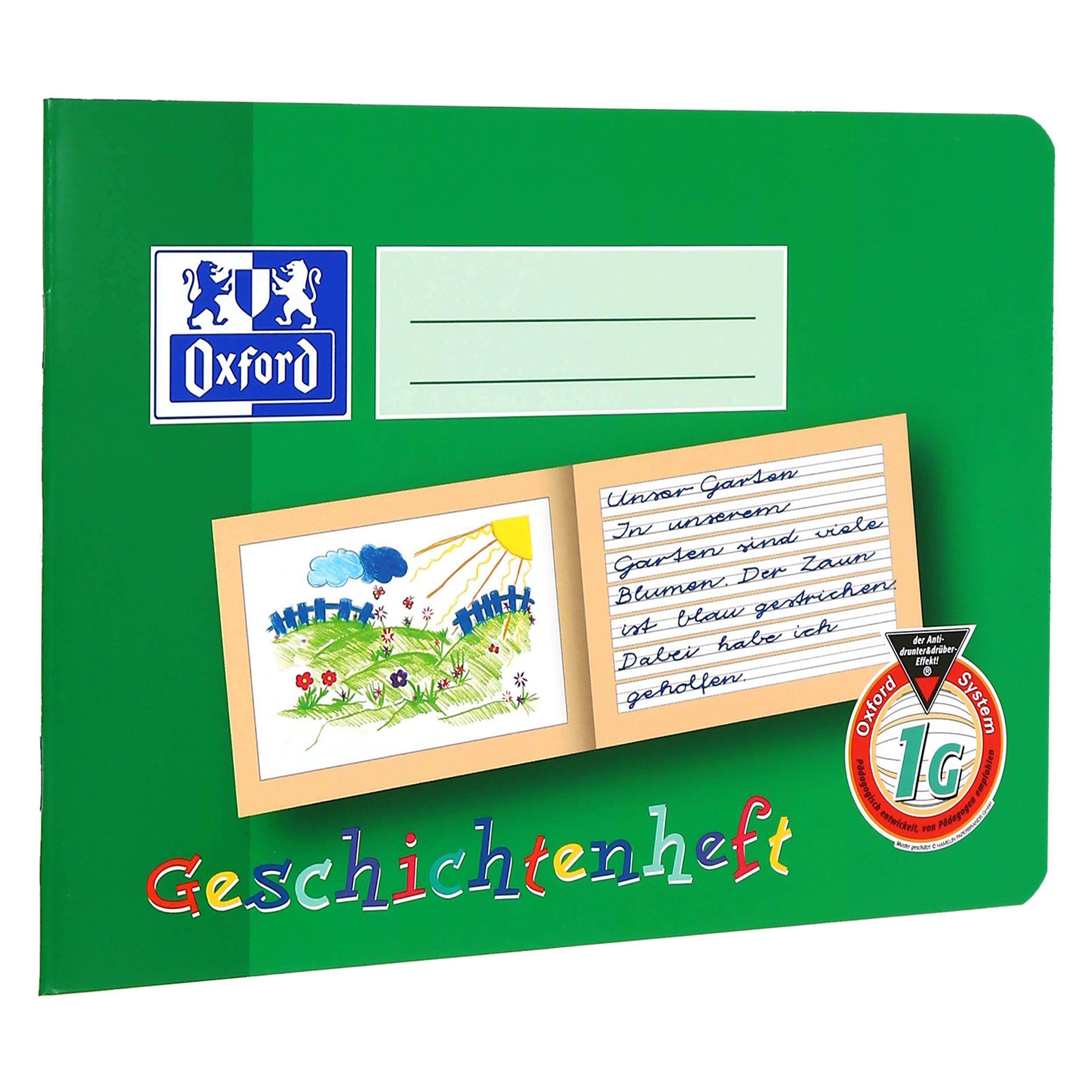 Oxford Geschichtenheft, A5 quer (A5, Liniert, Weicher Einband) (100050103)