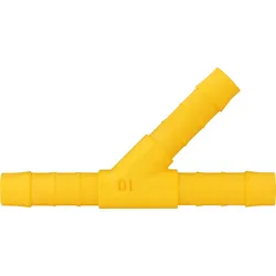 Lilie WeißGELB Y-Abzweig-Verbinder 10 mm