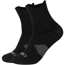 2er Pack camano Performance Light Quarter Trainingssocken 9999 - black 39-42