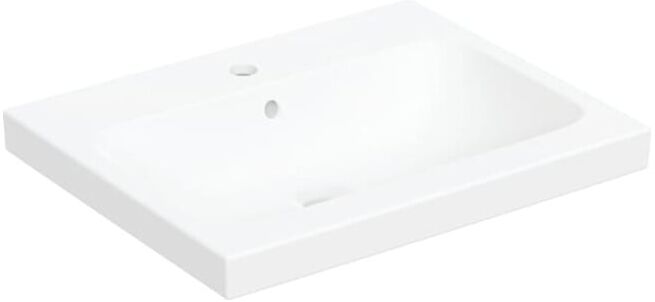 Geberit Lavabo sur plan iCon Light 60x48 cm, évacuation horizontale, blanc alpin mat (501847JT1)