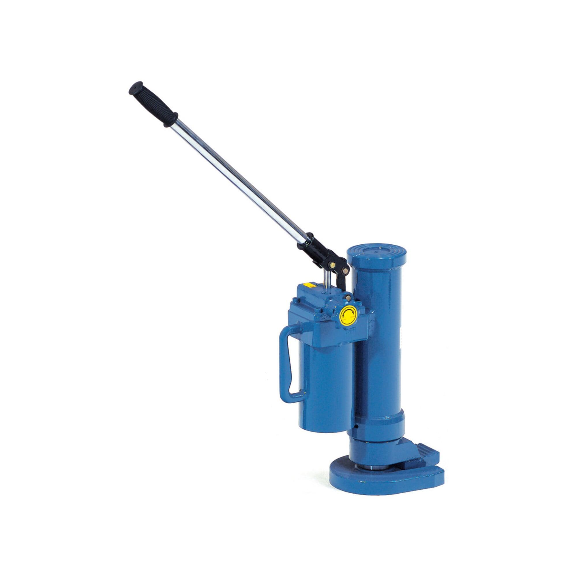 fetra 6932 Maschinenheber aus Stahl mit Hydraulikpumpe und Tragegriff (Tragkraft:10000 kg, Hubhöhe:30 -260 mm))
