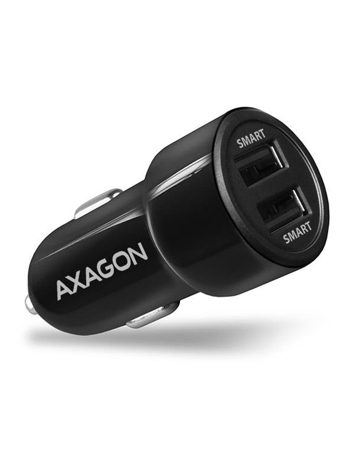 AXAGON Autoladegerät Smart Dual USB-A-Ausgang 24 W