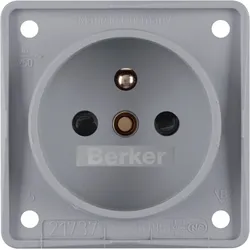 Berker 961952506 Steckdose mit SK-Stift ITG eh BS grau ma