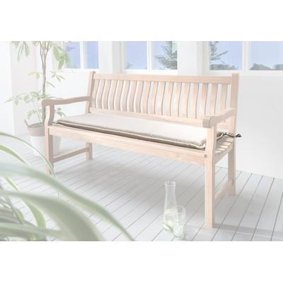 Bankauflage DESTINY "POLSTER", beige (sand meliert), B:120cm T:45cm, Polyester, Polsterauflagen, Bankauflage, Polyester