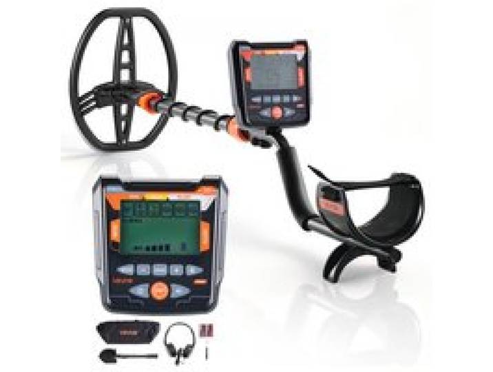 VEVOR Metalldetektor für Erwachsene 254 mm, Profi Metallsuchgerät mit 5 Modi, Hochpräziser Golddetektor, IP68 Wasserdichte Suchspule mit Display, Kopfhörer, Verstellbare Länge, zur Goldsuche