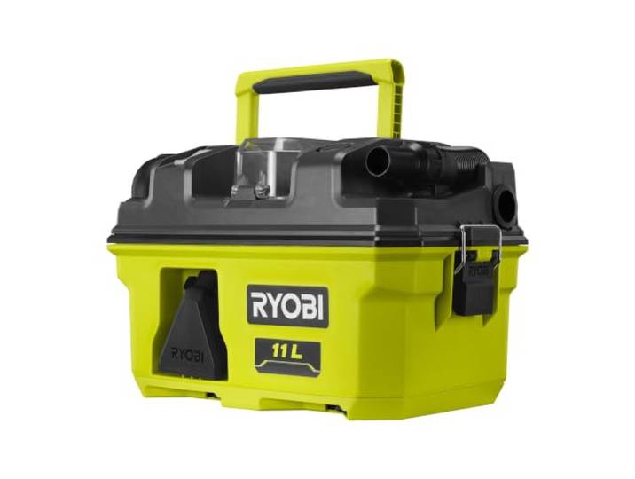 RYOBI - Aspirateur à Main sans Fil 18V One+ RV1811-0 – Léger (4\,5Kg)\, Puissant (1500 l/Min)\, Réservoir Facile à Vider\, Idéal Voiture et Petits Débris – Batterie Non Incluse