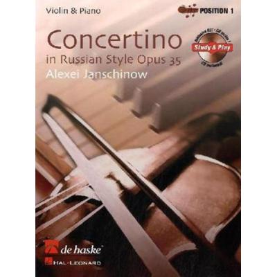 Concertino in Russian Style, Opus 35, Taschenbuch von Alexei Janschinow, Hal Leonard Corporation, 978-90-431-2053-1