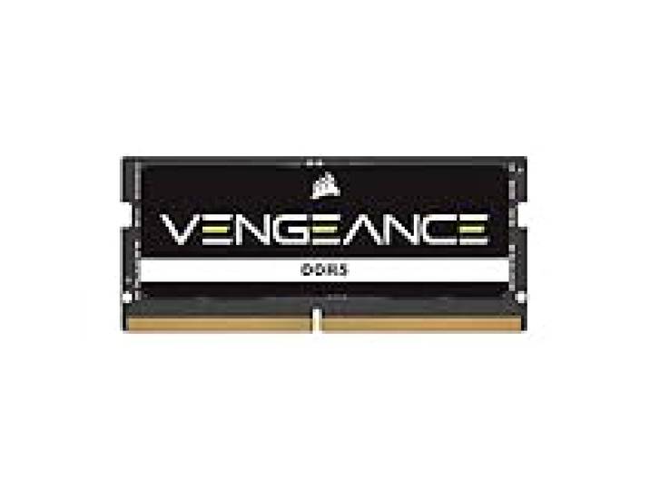CORSAIR Vengeance SODIMM DDR5 RAM 16Go (1x16Go) Jusqu'à 5600MHz CL48-48-48-90 1.10V Intel XMP 3.0 Mémoire des Ordinateurs Portables – Noir (CMSX16GX5M1A5600C48)