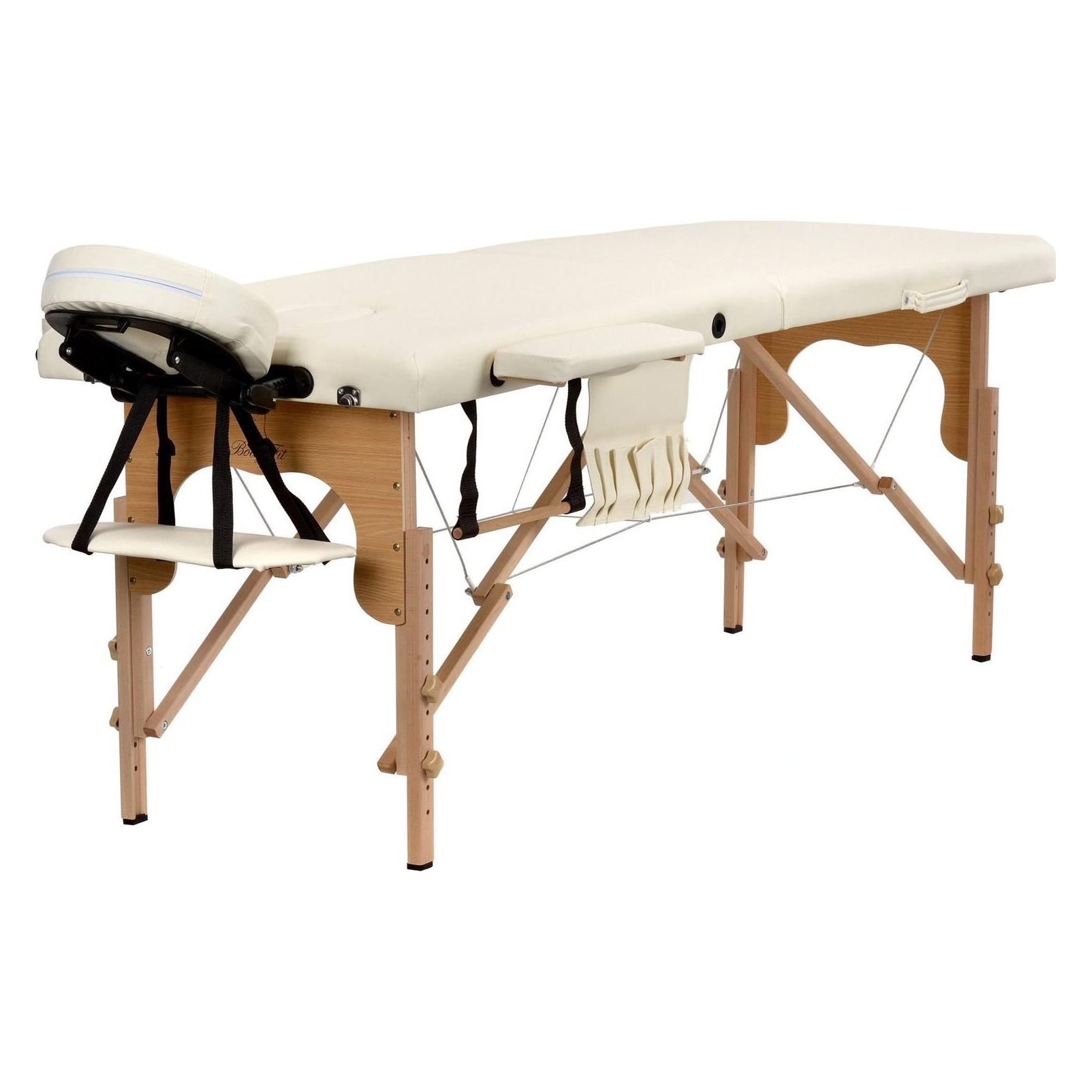 Body Fit 2 sectional massage bed in beige (459-UNIW)