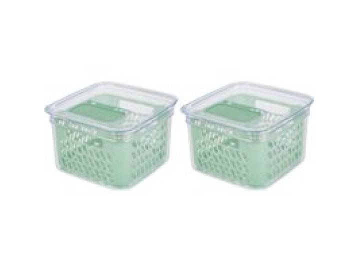ERNESTO® Boîte de conservation pour réfrigérateur (petit, 2 pièces)