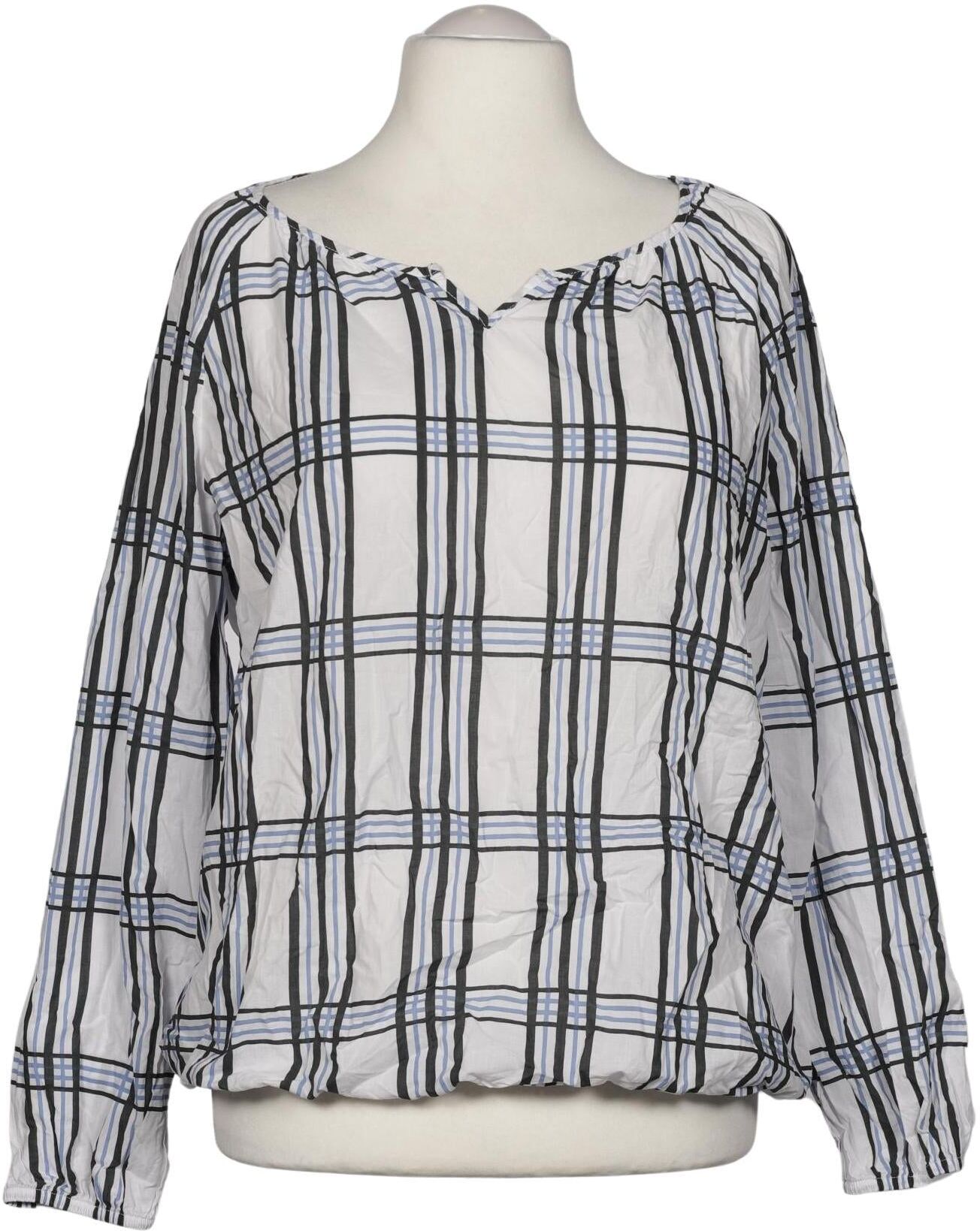 Ulla Popken Damen Bluse, Mehrfarbig, Gr. XL, Baumwolle - Second Hand