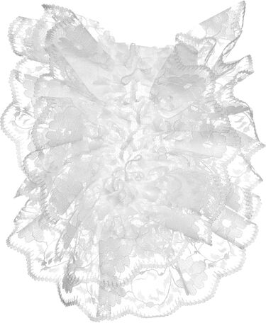 Jabot, weiß