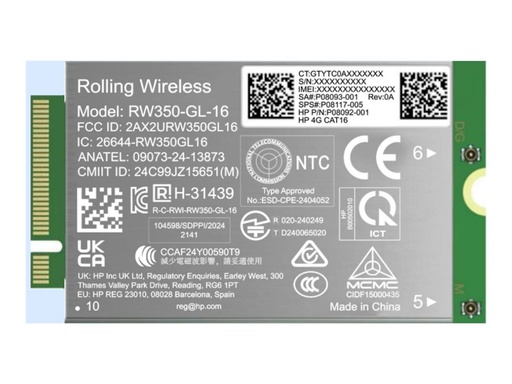 HP Drahtloses Mobilfunkmodem - 4G LTE Advanced (B8BD2AA)