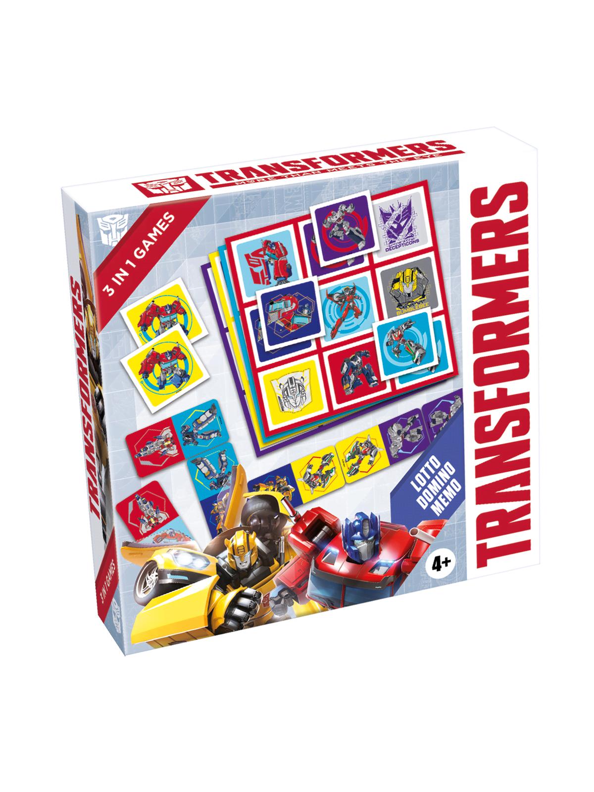 Tactic Peppa Pig Transformers 3 in 1 Lotto Domino Memo