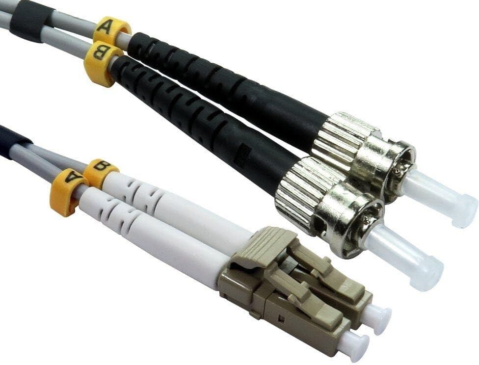 Cables Direct 15m OM1 Fibre Optic Cable, LC - ST (Multi-Mode)