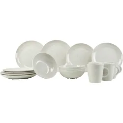 Gimex Solid Line Geschirr-Set 16-tlg. granite beige für 4 Personen