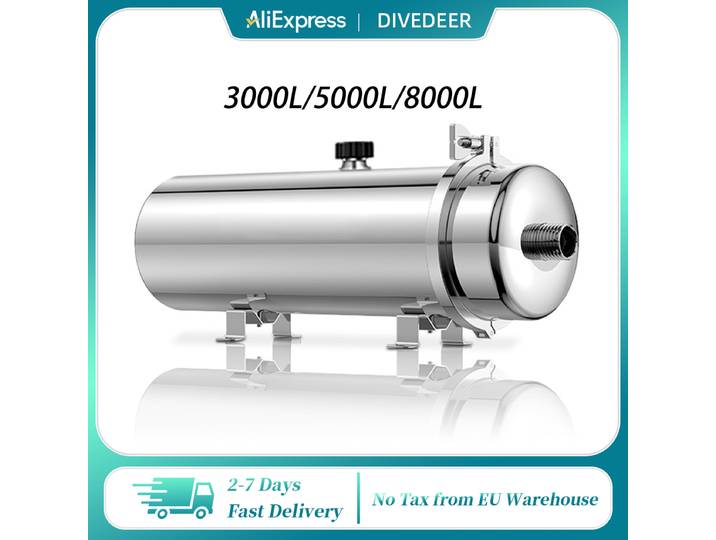 DIVEDEER PVDF purificateur d'ultrafiltration 3000L/5000L/8000LPVC ménage cuisine filtre à boire direct purificateur d'eau