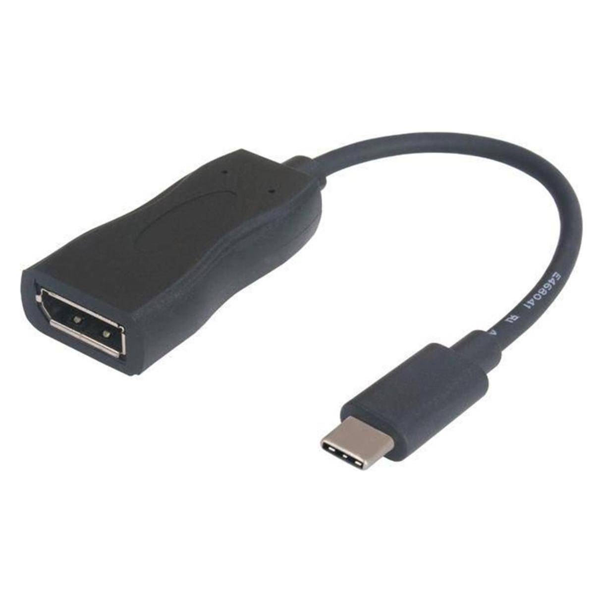 Garbot Cableadapter USB3.1 C-DP. M/F. Black. 15cm (DisplayPort) (31.20.9006)