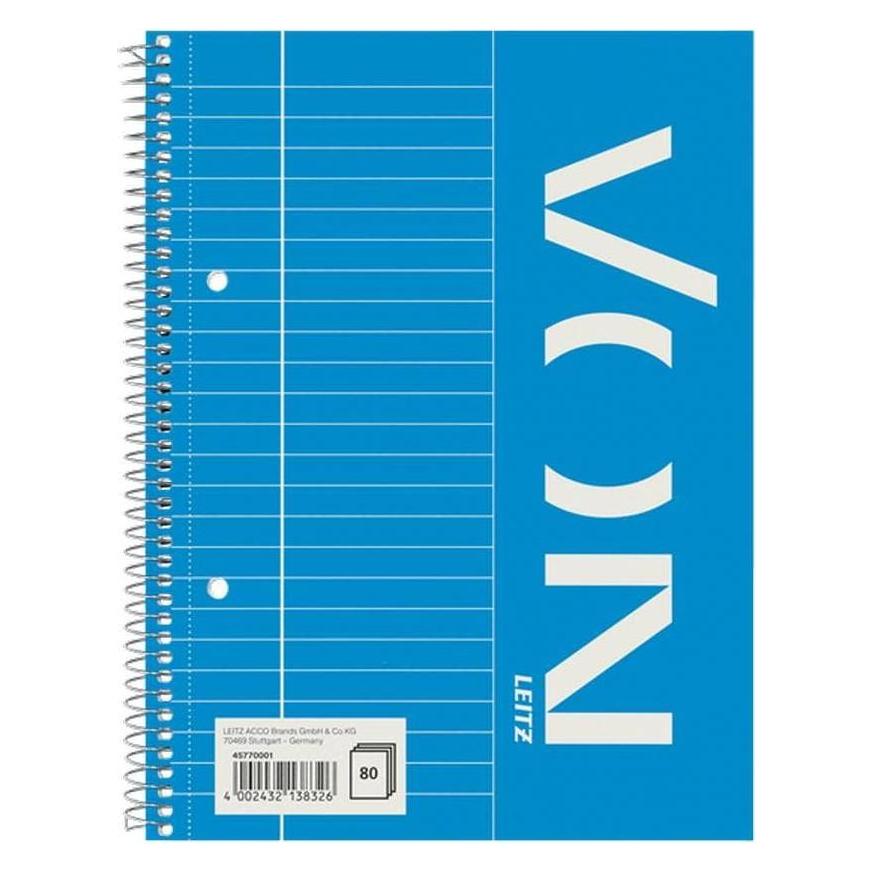von Notizblock A5 liniert, 80 Blatt, Blau, 5 Stück (A5, Liniert, Kein Einband) (45770001)