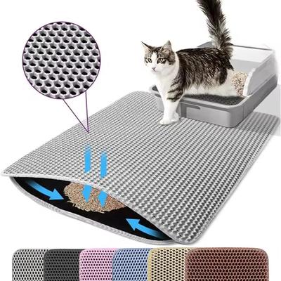 Inspire Essentials CleanStep Waterproof DoubleLayer Cat Litter Mat gray 15.75 X 23.62 In