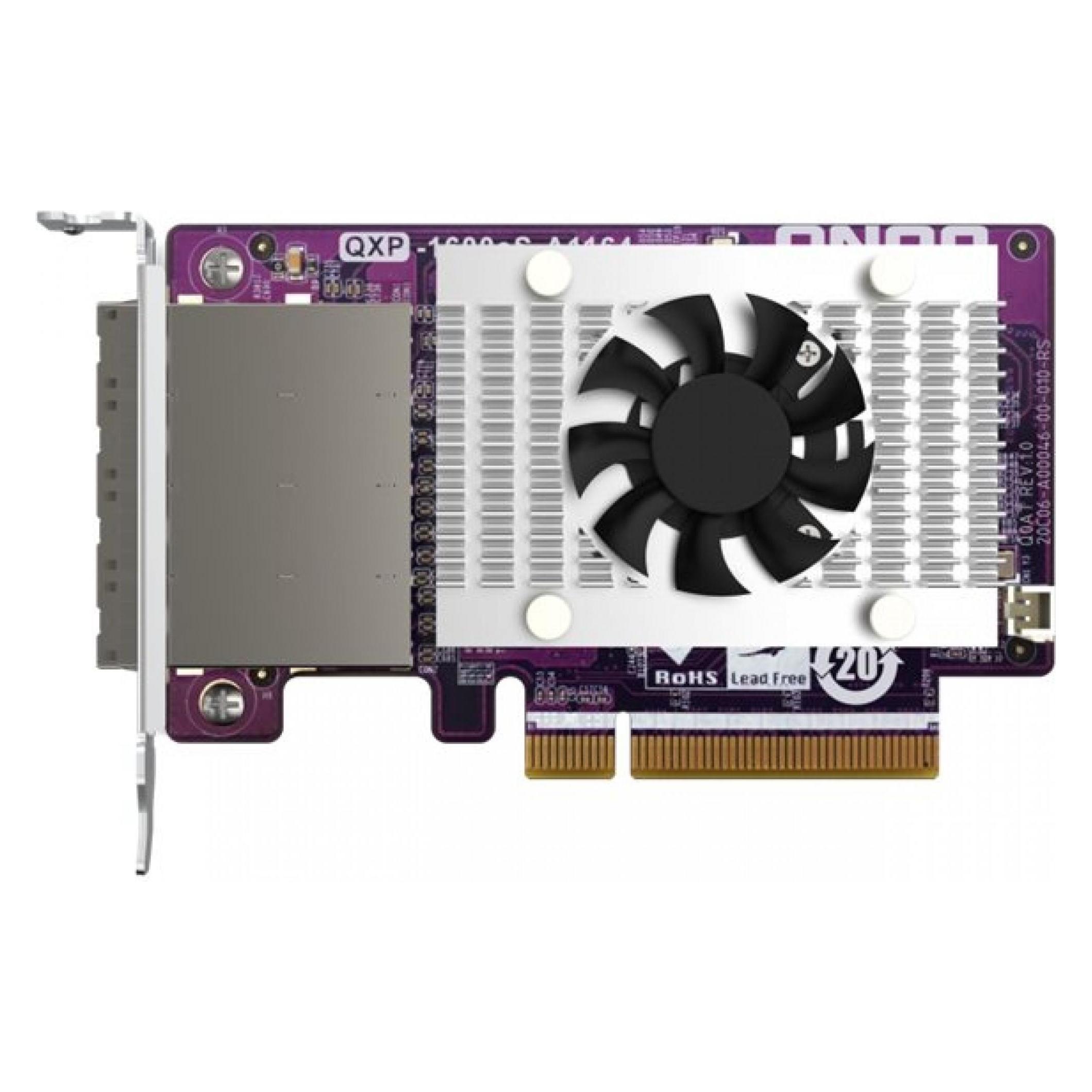 QNAP QXP-1600ES-A1164 +++ 4-port SFF-8088 SATA host bus adapter (QXP-1600ES-A1164)
