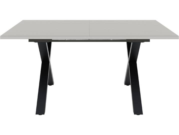 Mäusbacher Esstisch, Esstisch ausziehbar auf 210 cm, eckige Tischform, Gestell X-Form