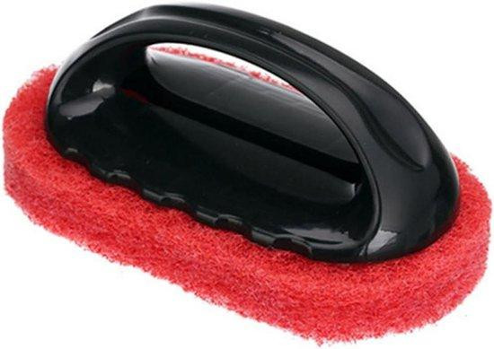 WAN Schrobborstel met handvat voor het verwijderen van hardnekkig vuil in de keuken, B/D/H: 14 x 8 x 5,5 cm