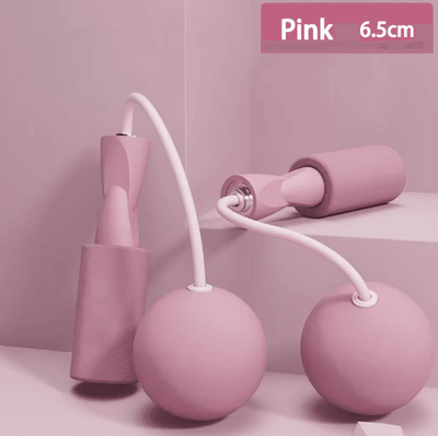Inspire Picks PowerFit Cordless Weighted Jump Rope Adjustable Cordless Jump Rope For Indoor Training pink 6.5cm