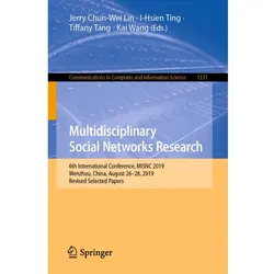 Multidisciplinary Social Networks Research, Fachbücher