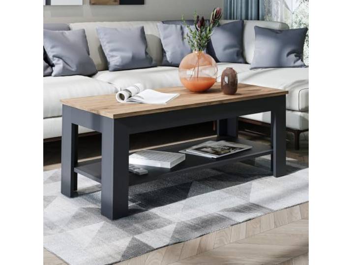 ROOMART Couchtisch Helsinki 110 cm Wohnzimmertisch Sofatisch Sofatisch, Wohnzimmertisch