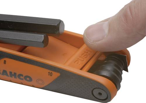 Bahco Winkelschraubendreher-Set 2.5 mm, 3 mm, 4 mm, 5 mm, 6 mm, 8 mm, 10mm 9teilig