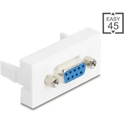 DELOCK Easy 45 Modul Sub-D 9 Buchse zu Buchse 22,5 x 45 mm