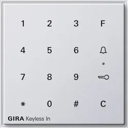 Gira 260566 Gira Keyless In Codetastatur Gira TX_44 (WG UP) Reinweiß