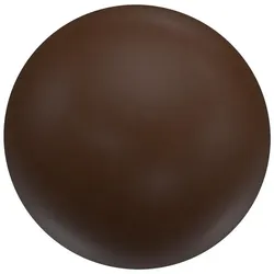 ENDSTÜCKE FÜR GARDINENSTANGEN 20 mm Ø, Luina Nussbaum, Packung 2 Stück