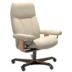 Stressless Bürostuhl Consul Office Leder Beige Batick Cream M (Medium)