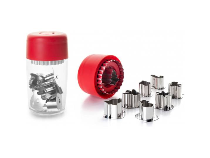 Ausstechformen-Set Ibili silber Edelstahl/Kunststoff B 6 cm