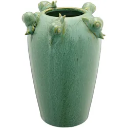 Vase SCHNECKEN (DH 20x30 cm) - grün - DH 20x30 cm