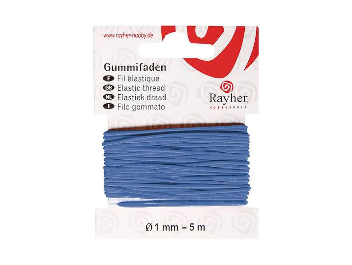 Rayher Gummifaden ⌀ 1 mm 5 m