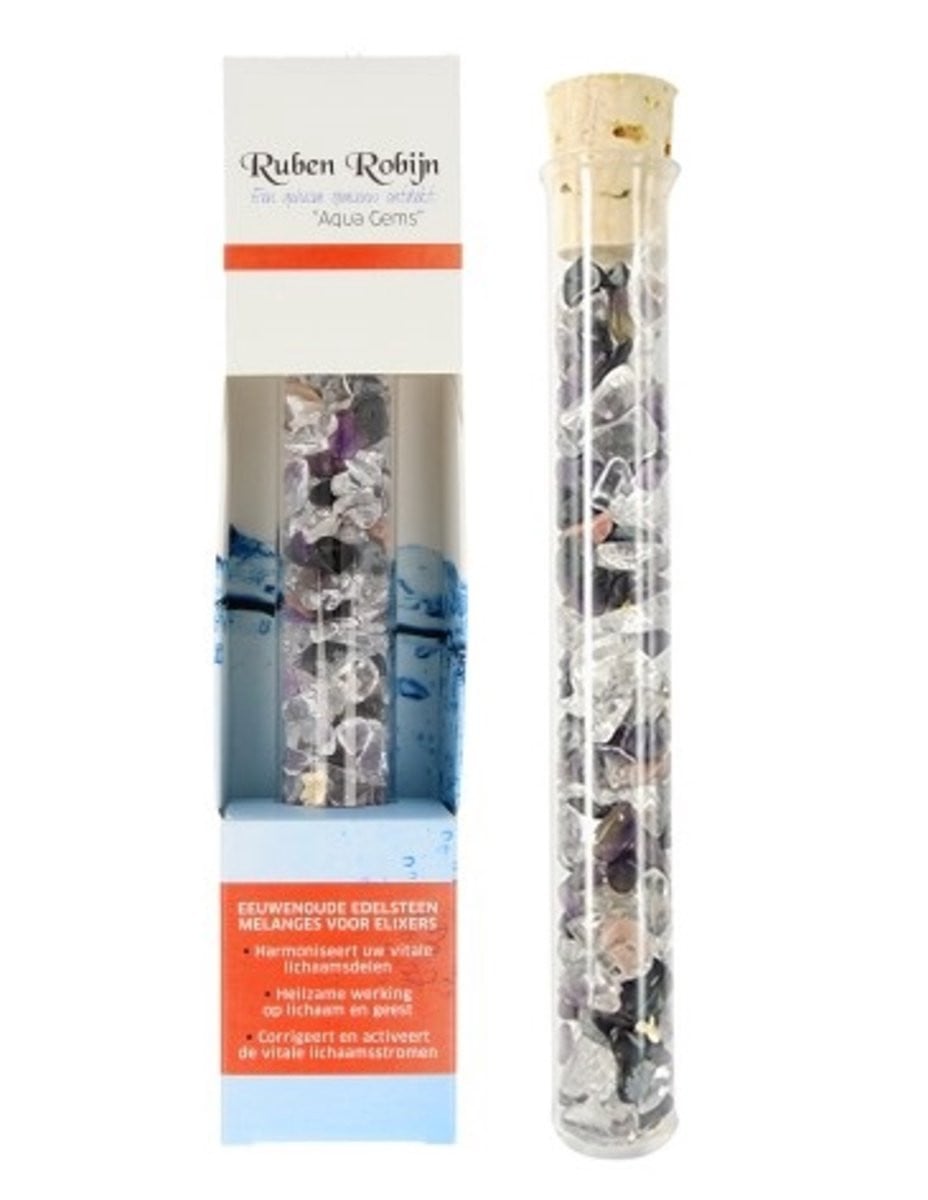 Noodwater Aqua Gems edelsteenwand Ruben Robijn