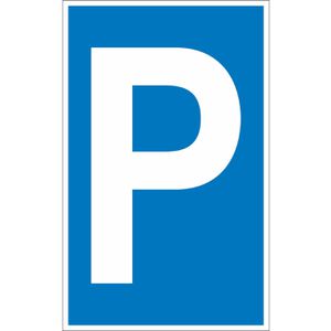SafetyMarking Parkplatzschild aus Kunststoff, 15 x 25 cm