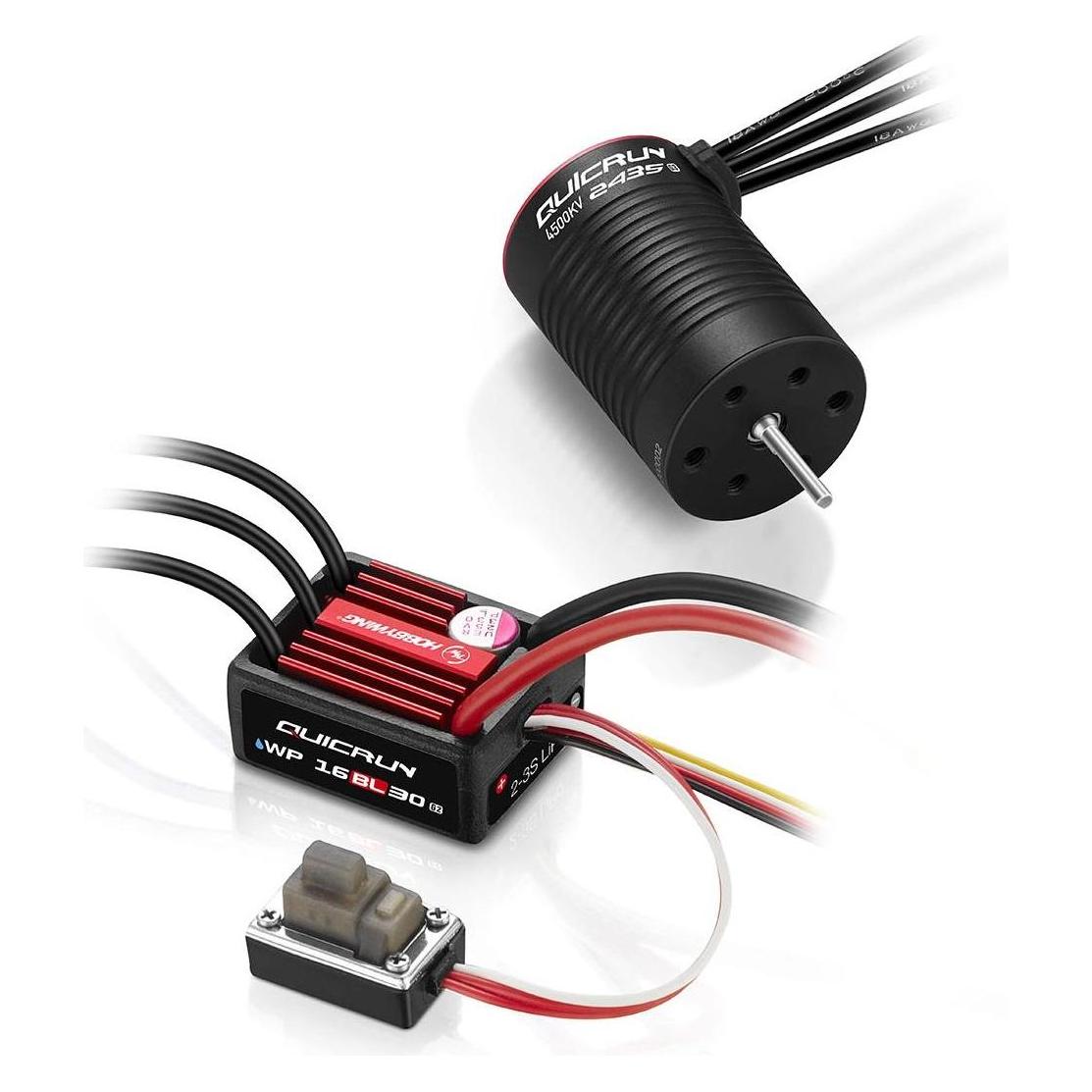 Hobbywing Combo WP16BL30 G2 mit 2435SL-4500kV-G2 (HW38030002)