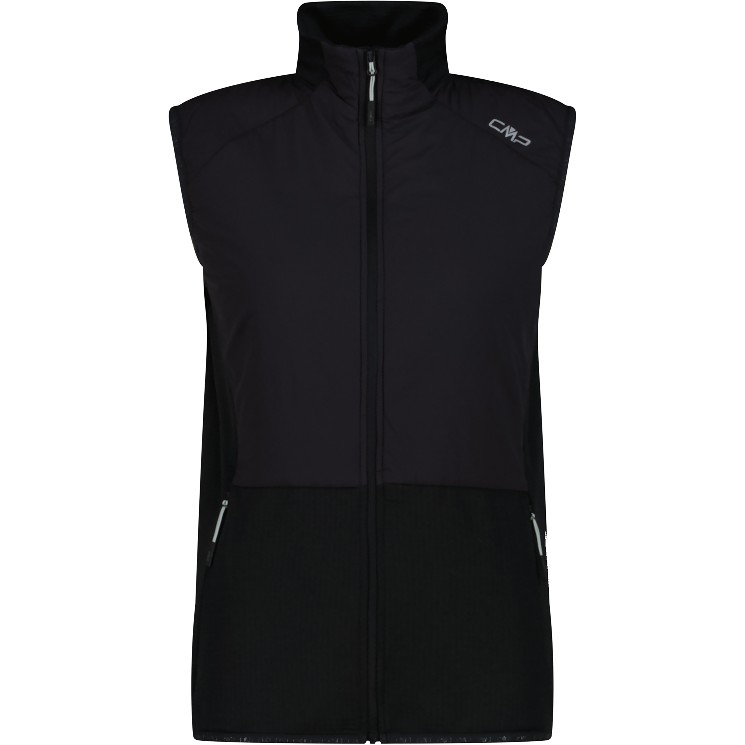 CMP Kildar Hybrid Weste Damen Isolationswesten schwarz Größe S Trekking Isolierend Merinowolle