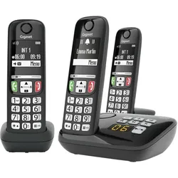 Gigaset A735A TRIO BLACK, Telefon, Schwarz