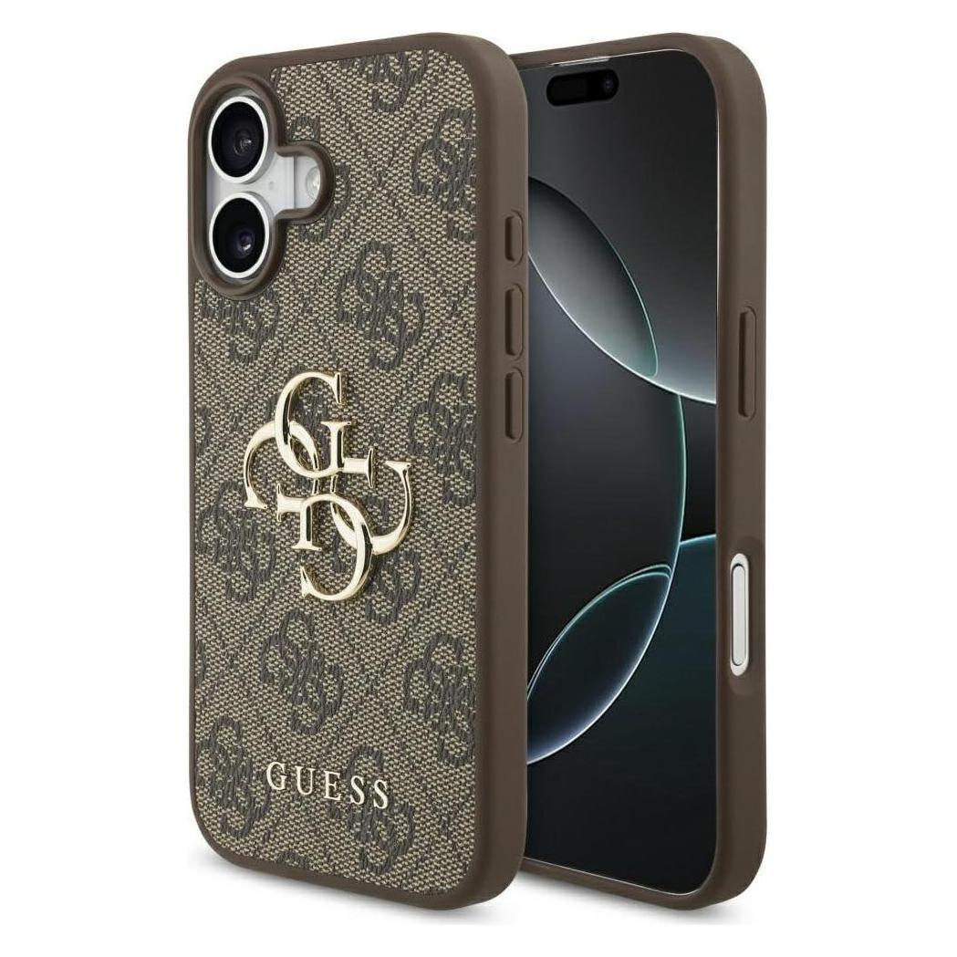 Guess - Hardcase 4G Big Logo (GUHCP17S4GMGBR) - iPhone 17 - Brown (Apple iPhone 17) (GUHCP17S4GMGBR)