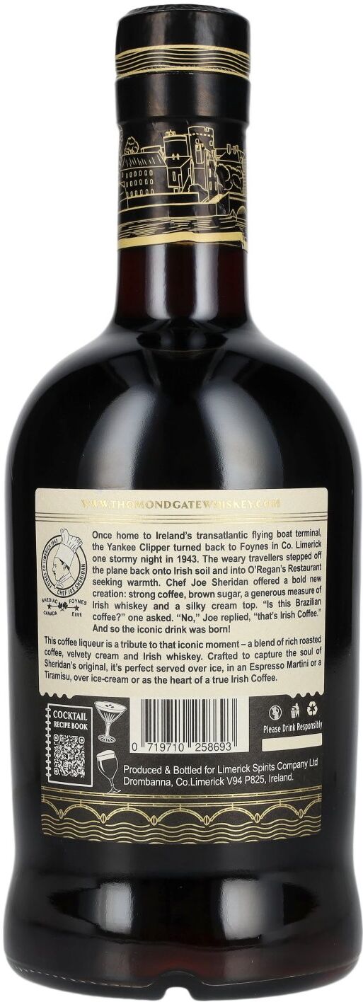 Thomond Gate Yankee Clipper Coffee Liqueur 20% Vol. 0,7l